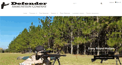 Desktop Screenshot of defenderammunition.com